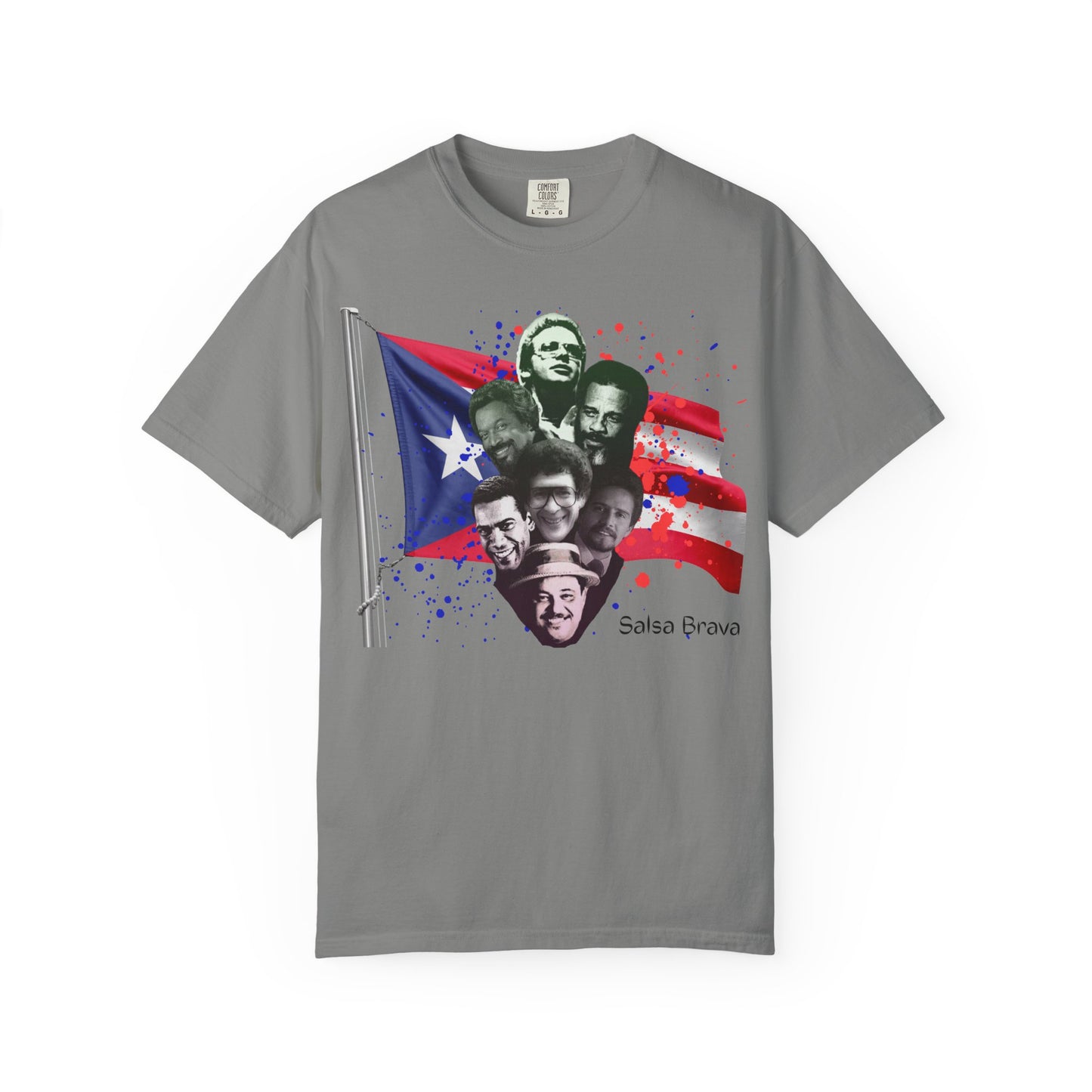Salsa Brava T-Shirt, Vibrant Puerto Rican Pride Shirt, Gift for Salsa Lovers, Unisex Festival Tee, Caribbean Culture Apparel