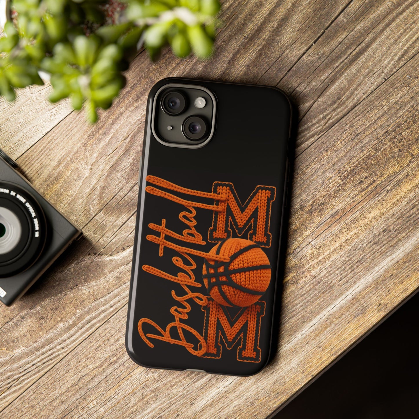 Basketball Mom Phone Case  'Basketball MOM' Protective Hard Cover