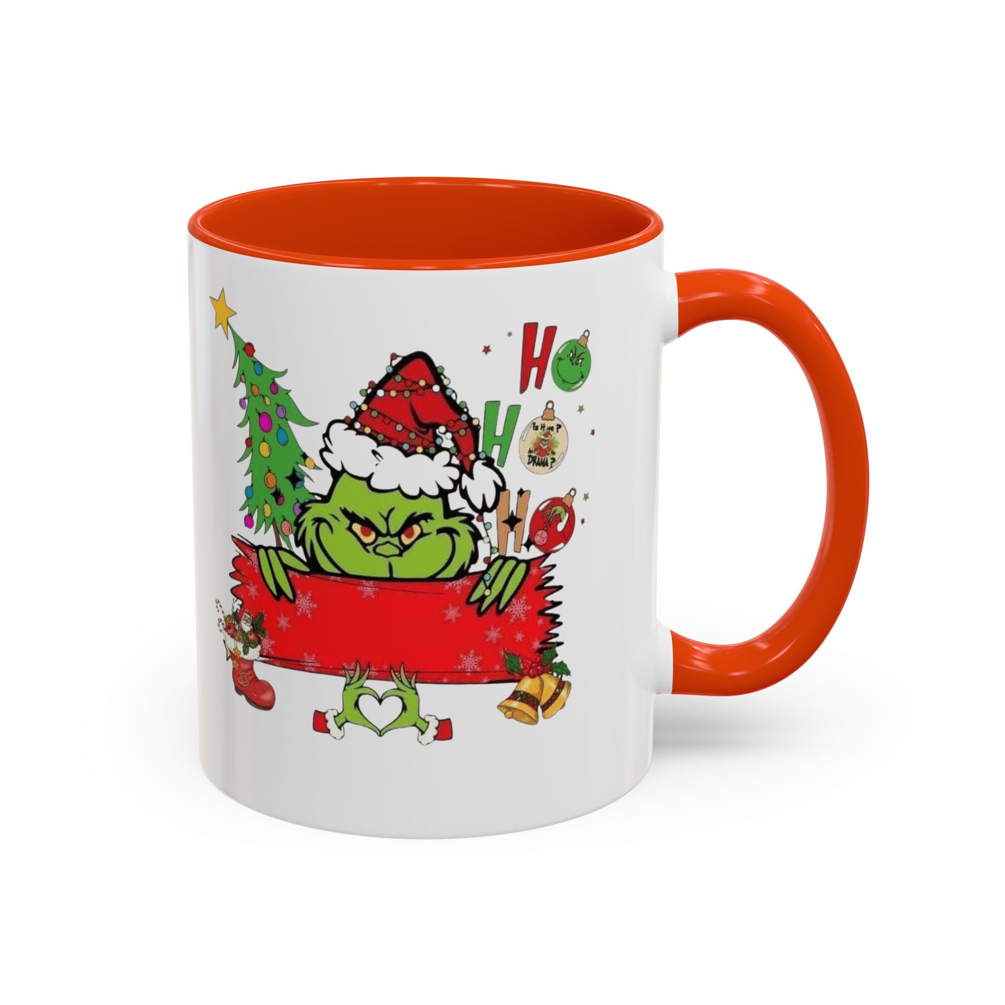Christmas Grinch Mug (11oz & 15oz)  Funny Holiday Coffee Cup with Grinch Illustration Christmas Mugs Collection!