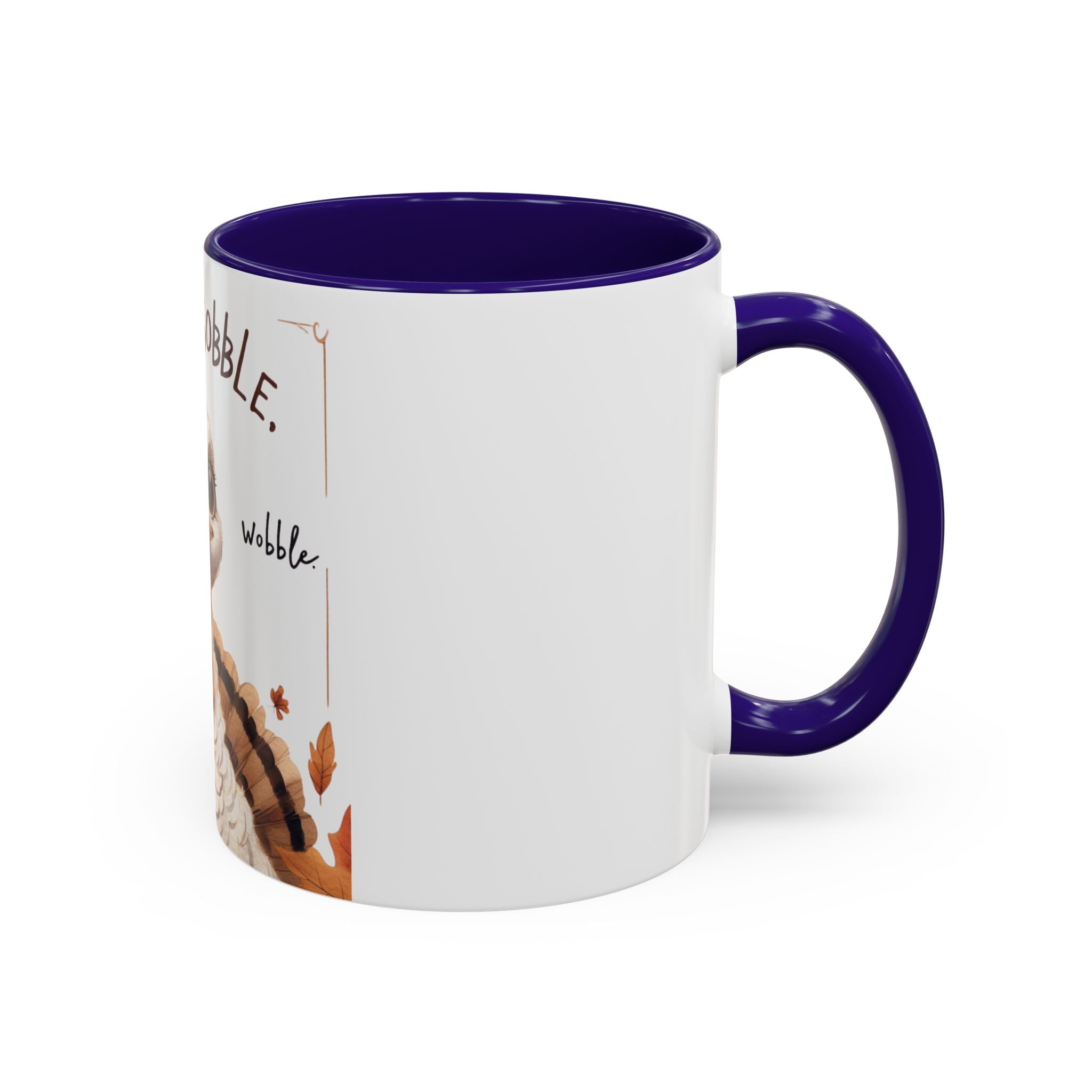 Mix cozy, aesthetic, and autumn-inspired sayings 🍁 Whimsical Thanksgiving Mug - Gobble Gobble Design