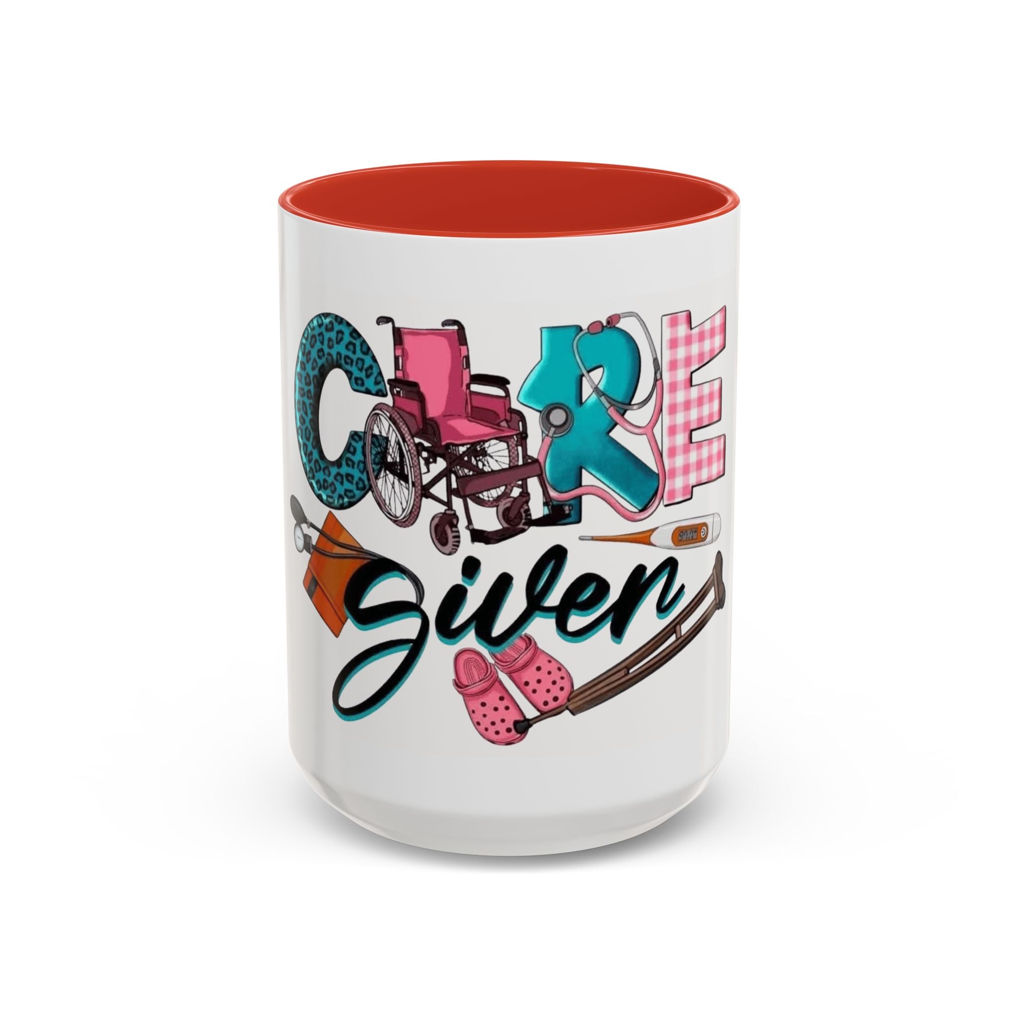 Nurse Given Accent Coffee Mug — Caregiver & Medical Equipment Design Christmas mug for all healthcare heroes