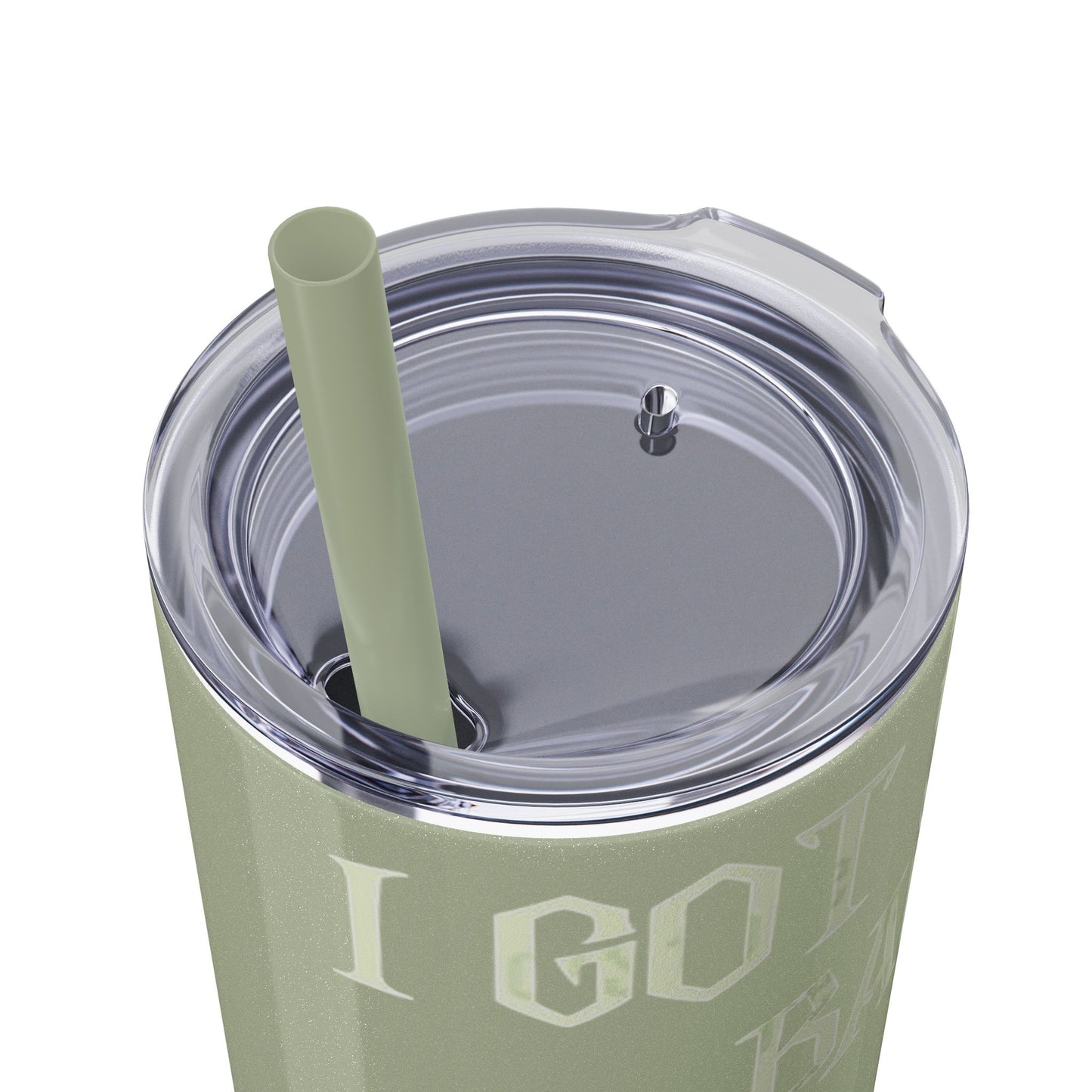 Halloween Skeleton-Themed Tumbler, Got Your Back Drinkware, I Got Your Back Skinny Tumbler, Cute Gifts for Halloween, Fun Vibes for Parties