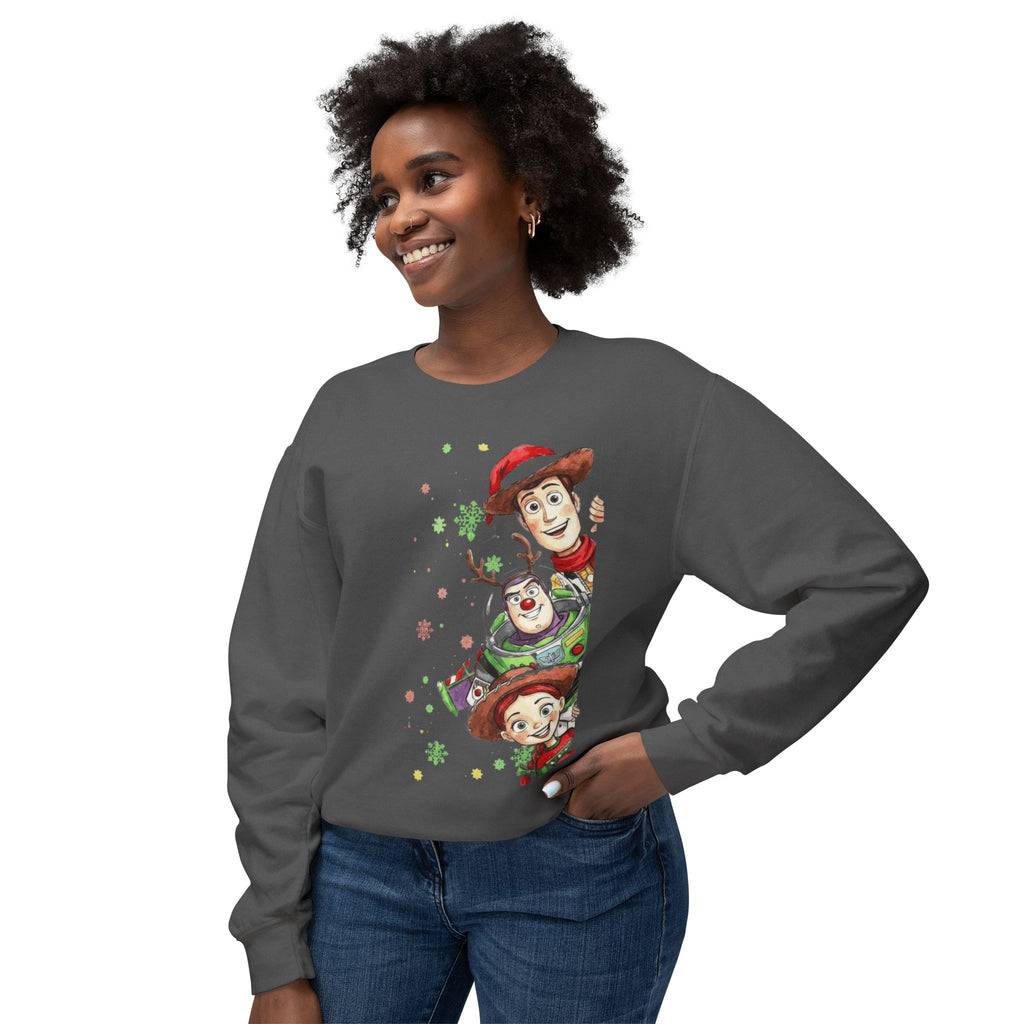 Christmas Toy Cowboy Crewneck Sweatshirt  Festive Woody & Friends Holiday Sweatshirt Cartoon Christmas T-shirts and Sweaters