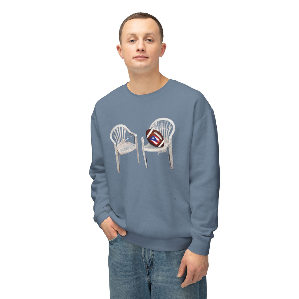 Benito Super Bowl 94 Puerto Rico Shirt Chair Vibes Crewneck Sweatshirt