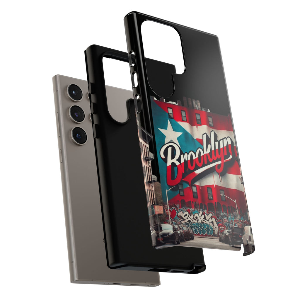 Brooklyn Street Art Phone Case  Urban Graffiti Protective Cover
