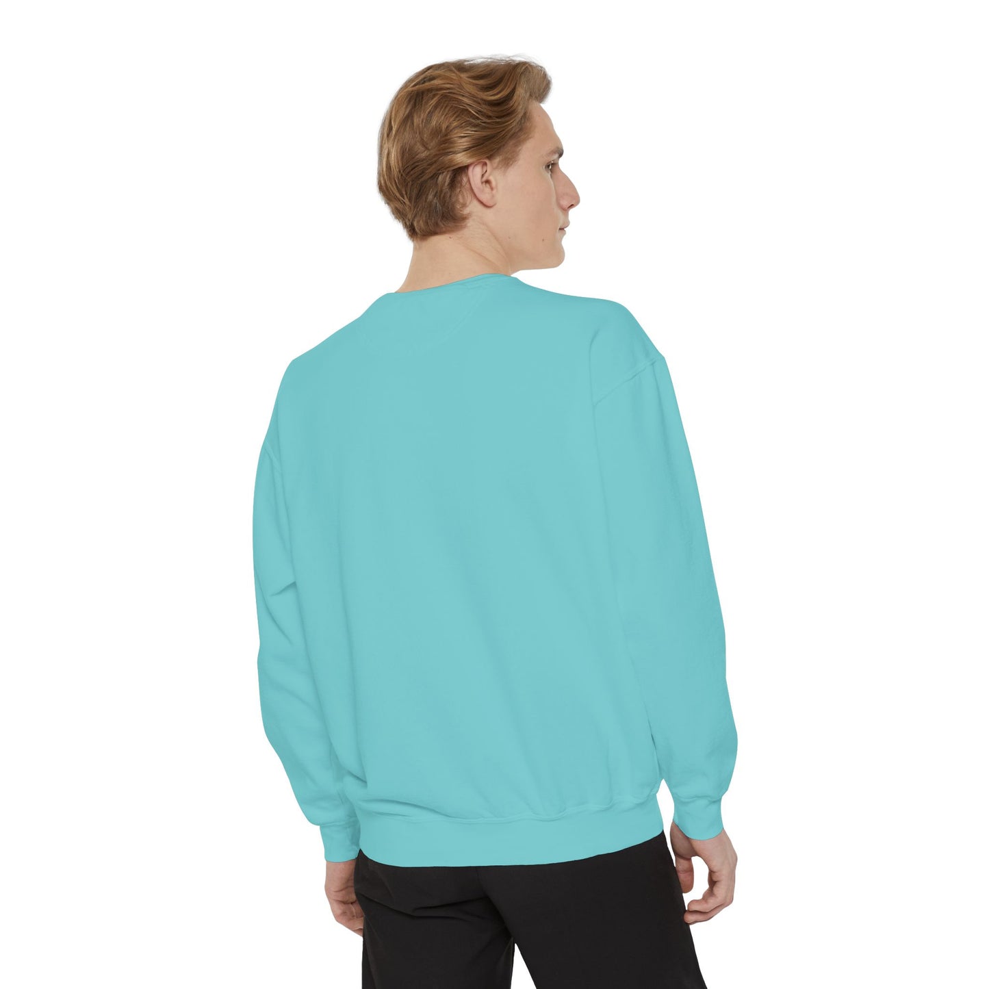 Friends-Inspired Unisex Garment-Dyed Sweatshirt, Cozy Casual Wear, Unique Graphic Sweatshirt, Perfect Gift, Everyday Style