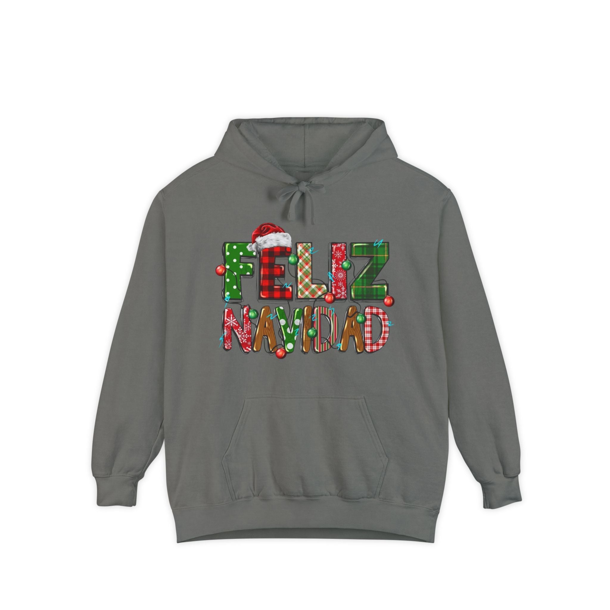 Feliz Navidad Holiday Hoodie  Festive Christmas Hoodie