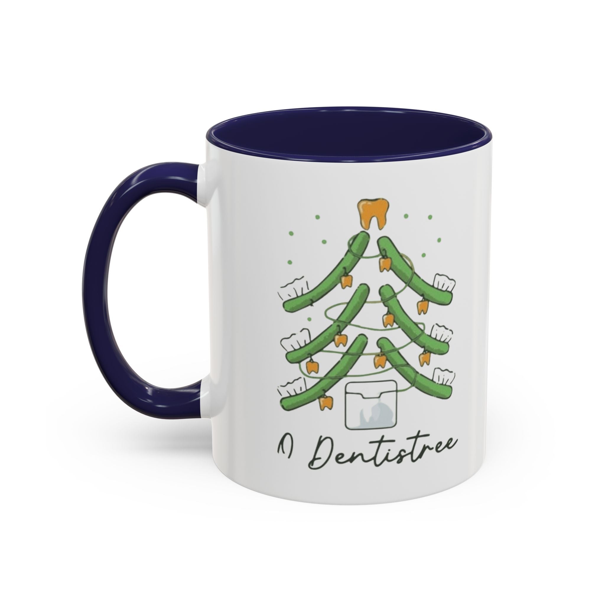 Dentist Christmas Mug - 'A Dentistree' Holiday Coffee Cup (11/15oz)