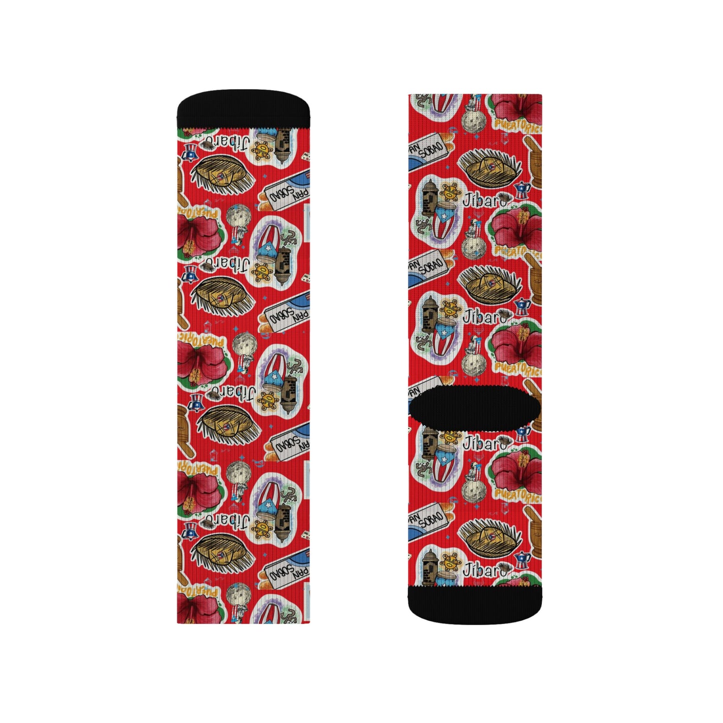 Puerto Rico Pride Sublimation Socks