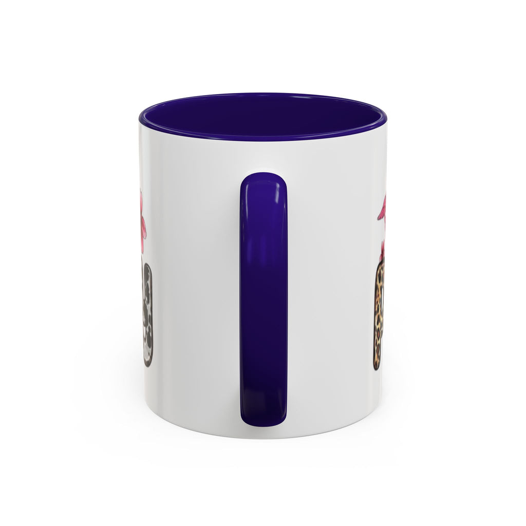 Pharmacy Nurse Coffee Mug — Cute Leopard & Teal Medical Design (11oz/15oz)Christmas mug for all healthcare heroes
