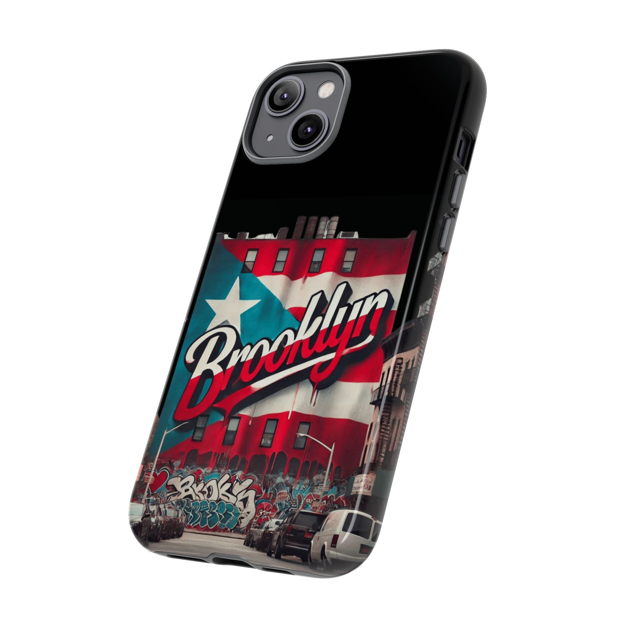 Brooklyn Street Art Phone Case  Urban Graffiti Protective Cover