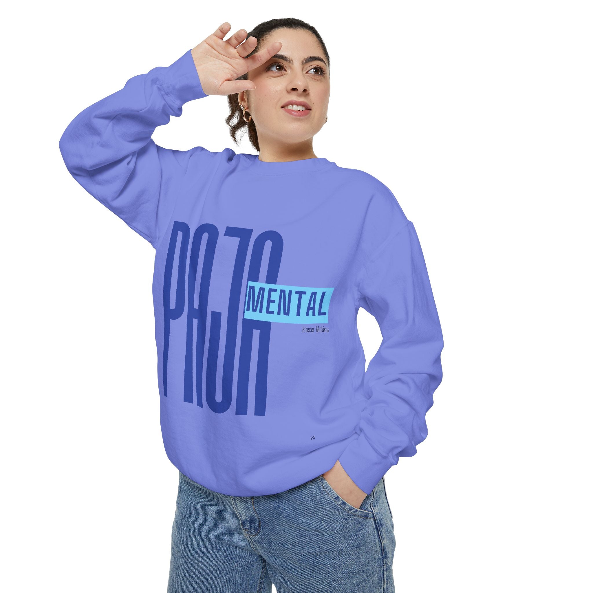 Mental Pazn Sweatshirt "Suerten Ya Esa" Spanish Graphic Crewneck