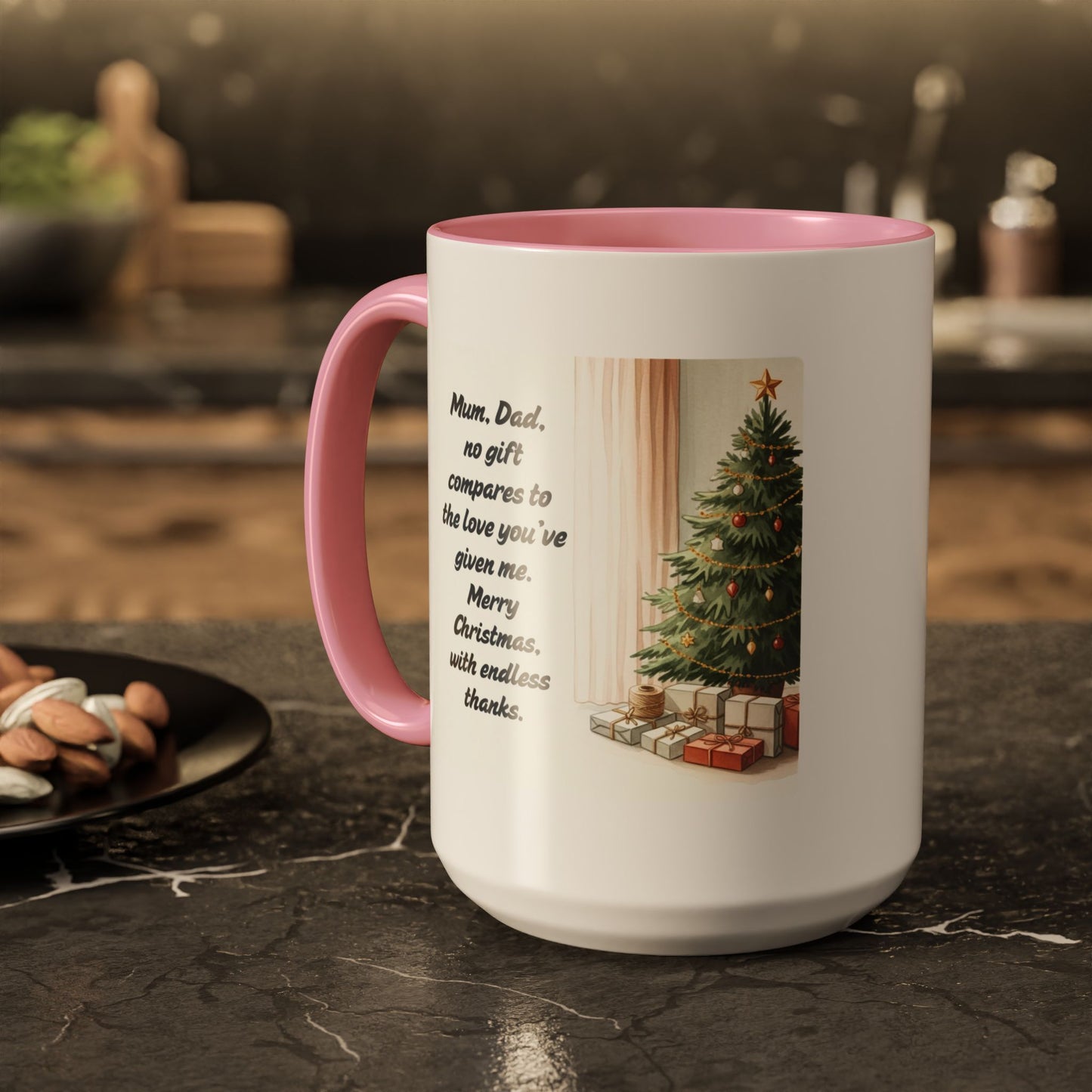 Christmas Mugs  Holiday Coffee Cups with Festive Quotes & Designs  Colorful 11oz & 15oz Coffee Cup with Heartfelt Message
