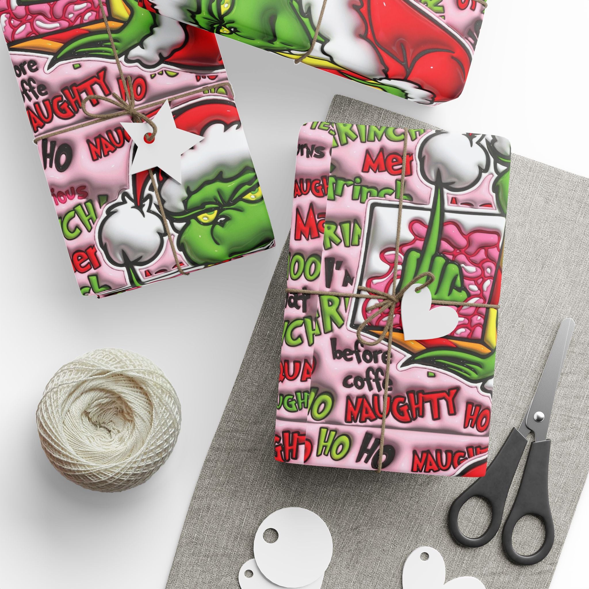Festive Wrapping Paper – Whimsical Holiday Gift Wrap | Christmas Paper Roll | Fun & Unique Gift Packaging