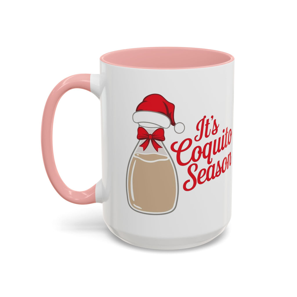 Herencia de Puerto Rico Mug Coquito Season Accent Mug Festive Holiday Coffee Cup