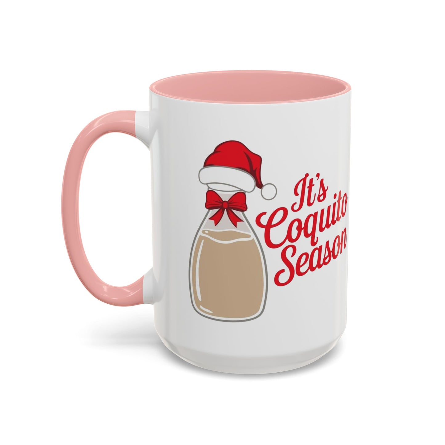 Herencia de Puerto Rico Mug Coquito Season Accent Mug Festive Holiday Coffee Cup