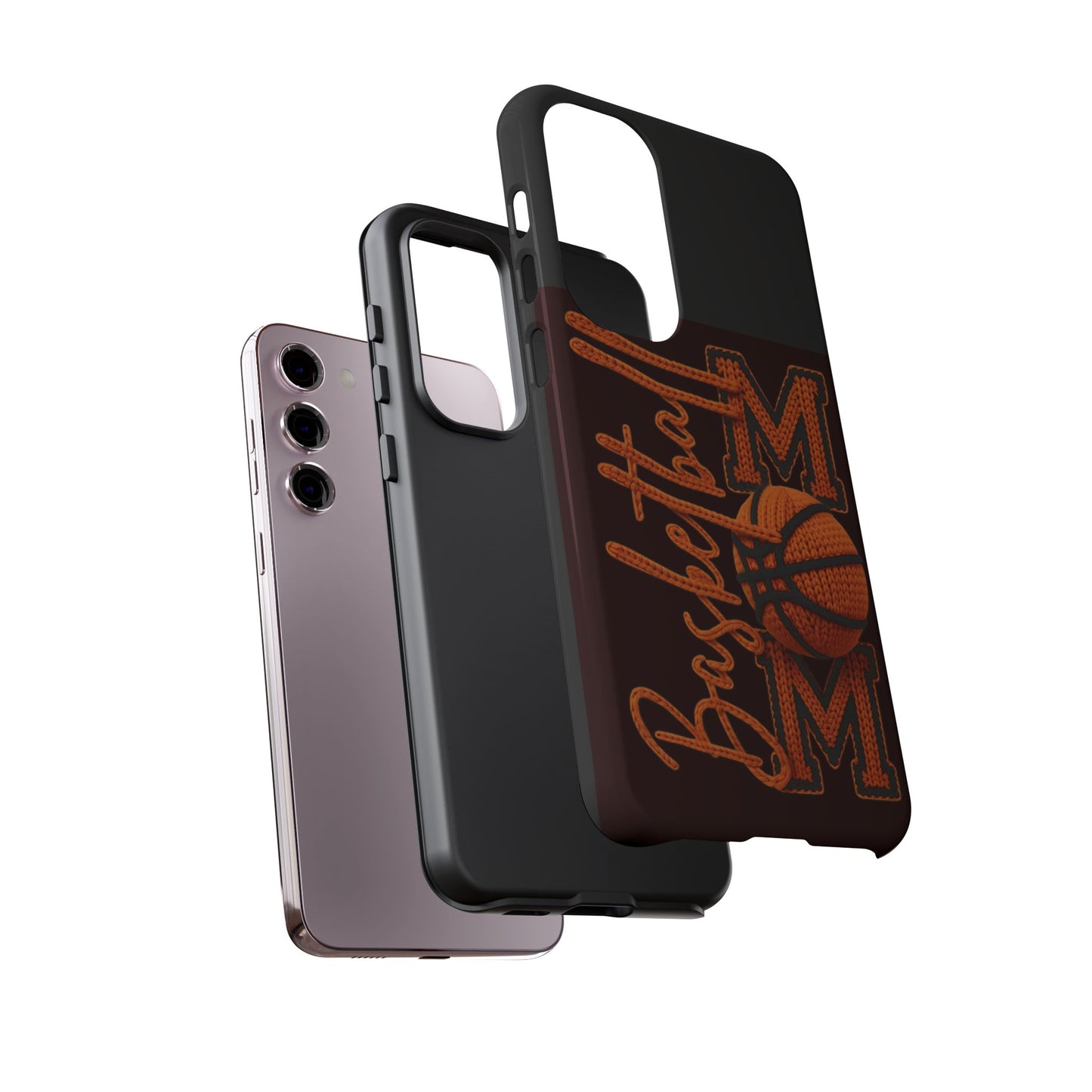 Basketball Mom Phone Case  'Basketball MOM' Protective Hard Cover