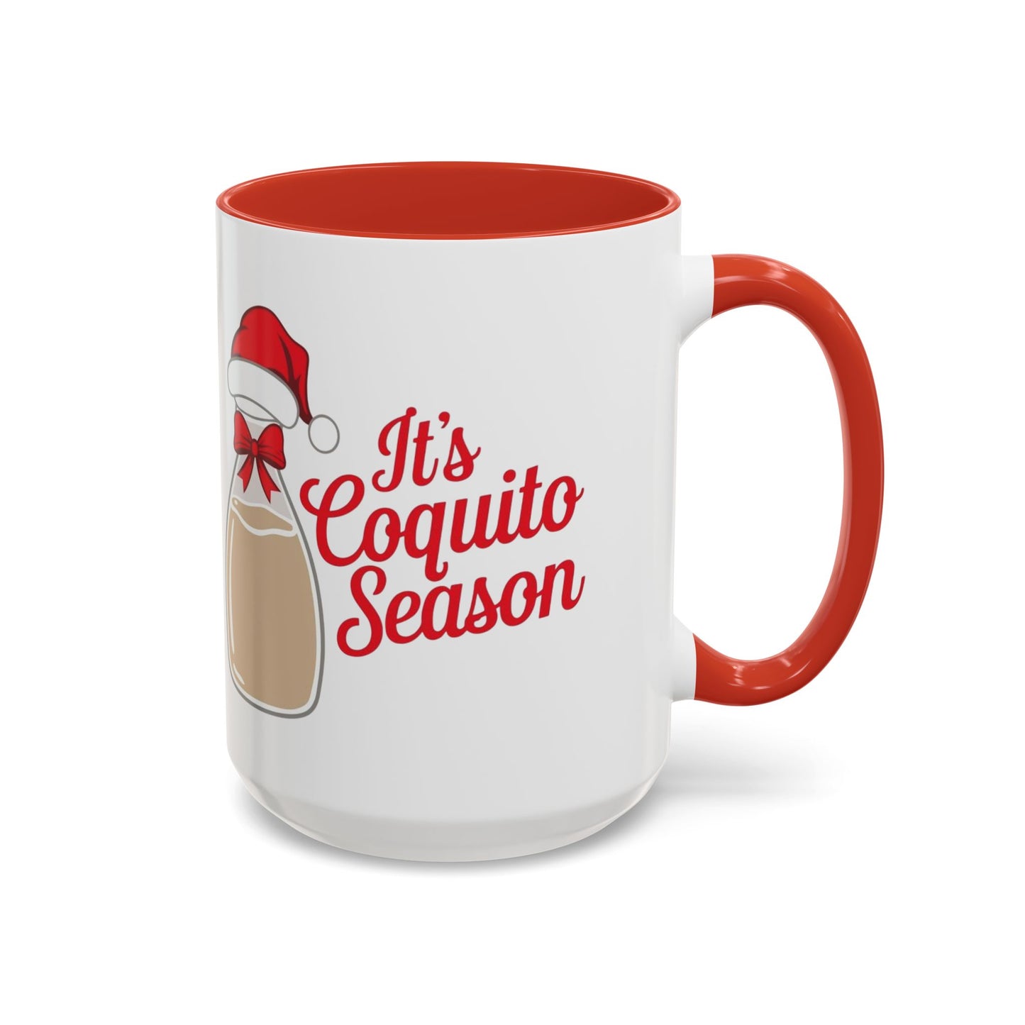 Herencia de Puerto Rico Mug Coquito Season Accent Mug Festive Holiday Coffee Cup