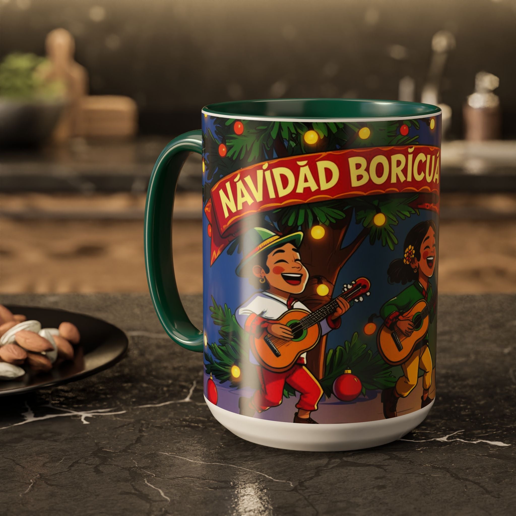 Navidad Boricua Mug Vibrant Puerto Rican Celebration Mug
