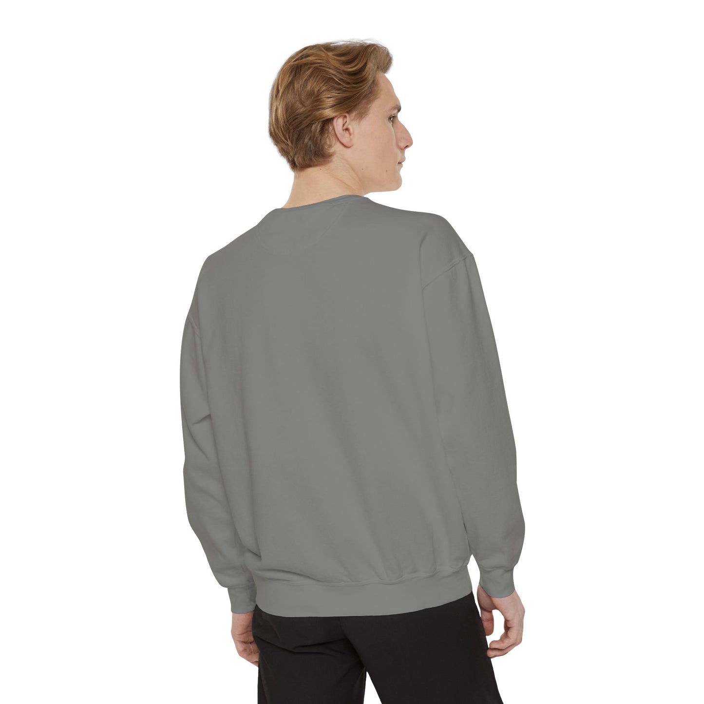 I'm Too Old for This Sweatshirt, Unisex Garment-Dyed Sweatshirt for Halloween, Funny Gift for Adults, Casual Wear, Cozy Fall Sweater