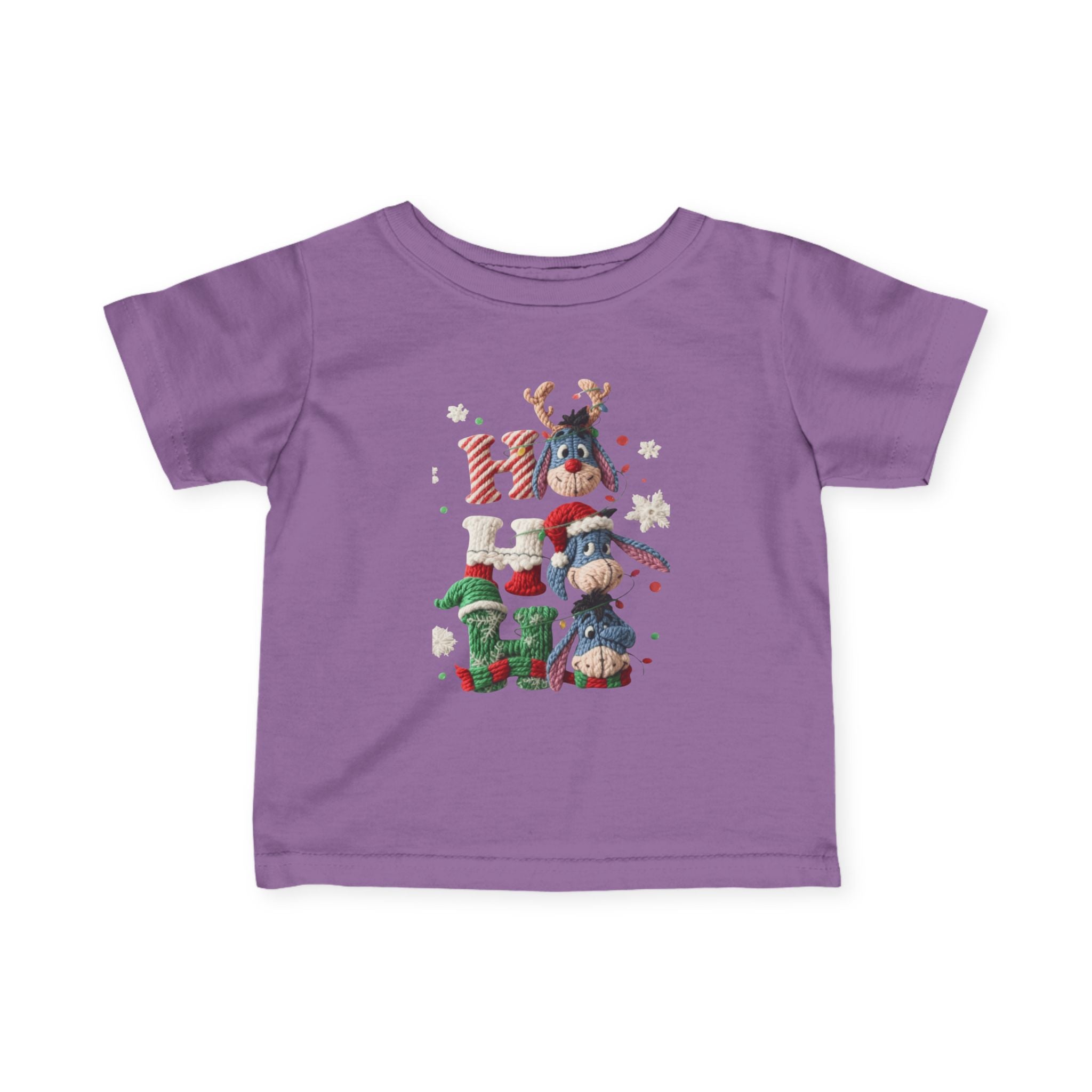 Infant Tee  Cute Holiday Penguins & Polar Bears Christmas Stack