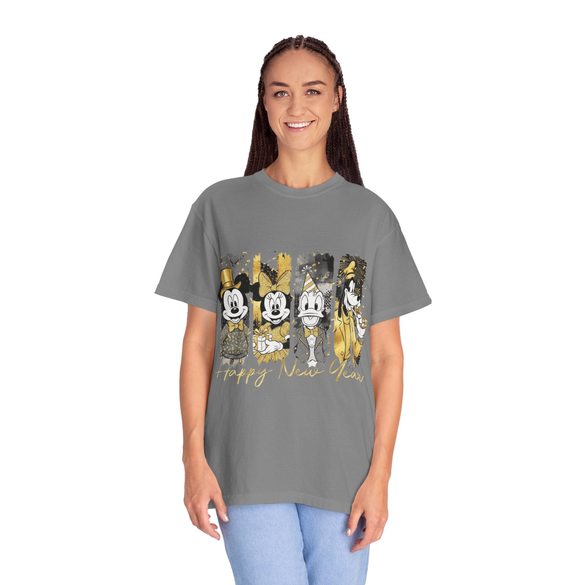 New Year Mickey & Friends T-Shirt  'Happy New Year' Graphic Tee
