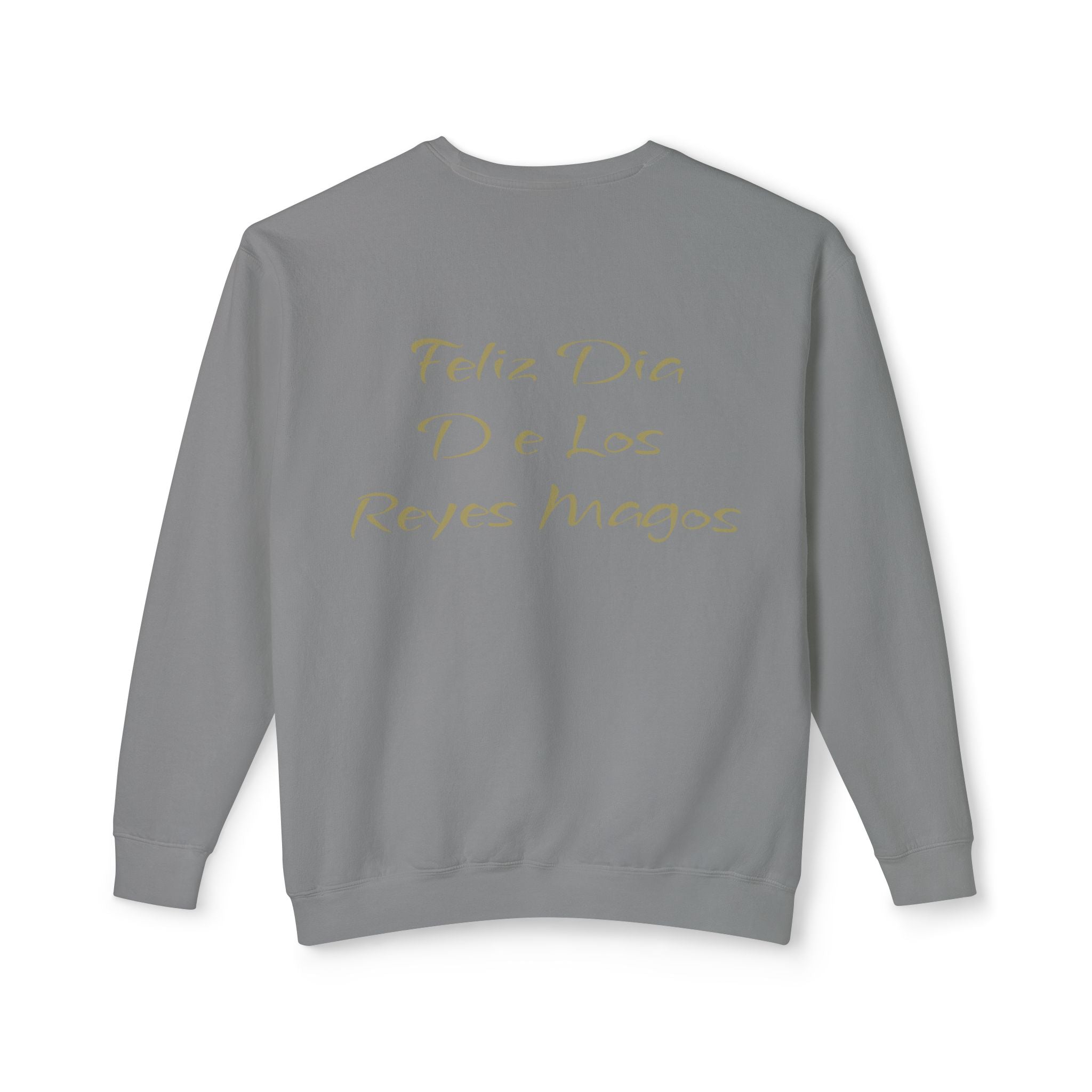 Three Kings Sweatshirt  'Feliz Día De Los Reyes Magos' Holiday Crewneck Christmas T-shirts and sweaters