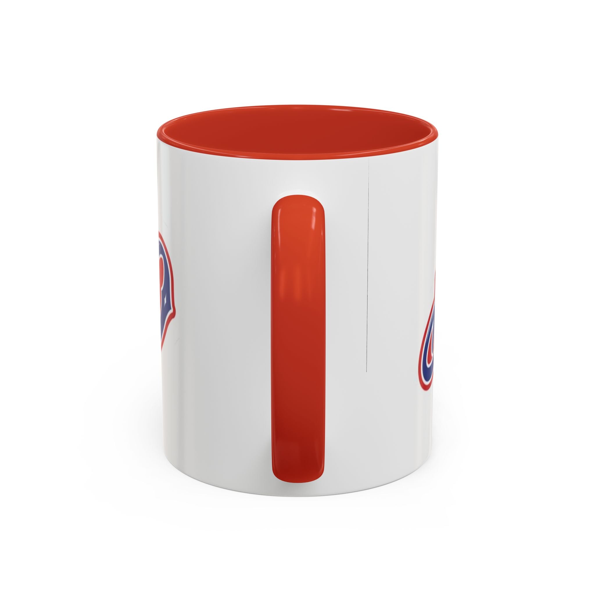 Puerto Rico Script Accent Coffee Mug — Retro Red & Blue 'Boricua' Design (11/15oz)