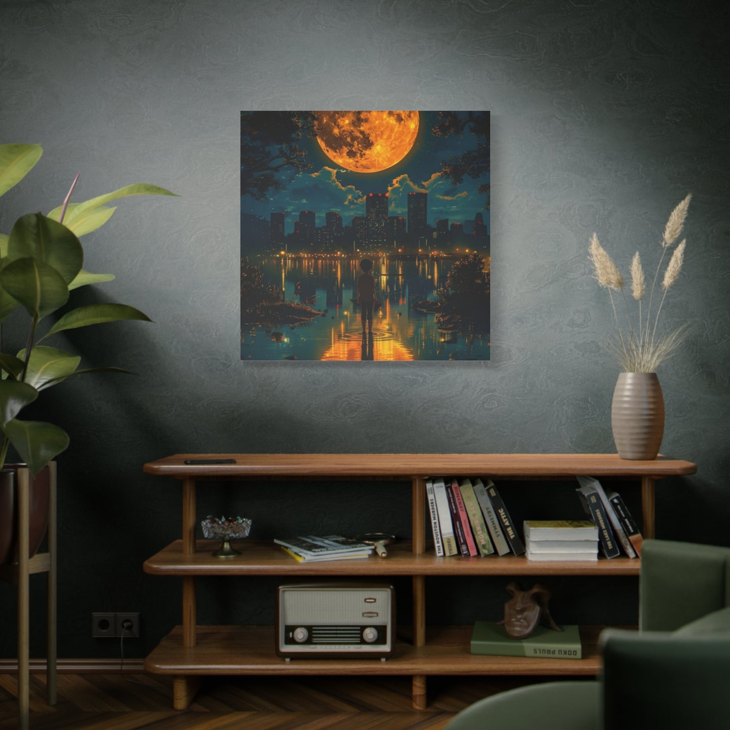 Because words have the power to move you let them live on your wall, Unique Nightscape Decoration, Perfect for Any Occasion