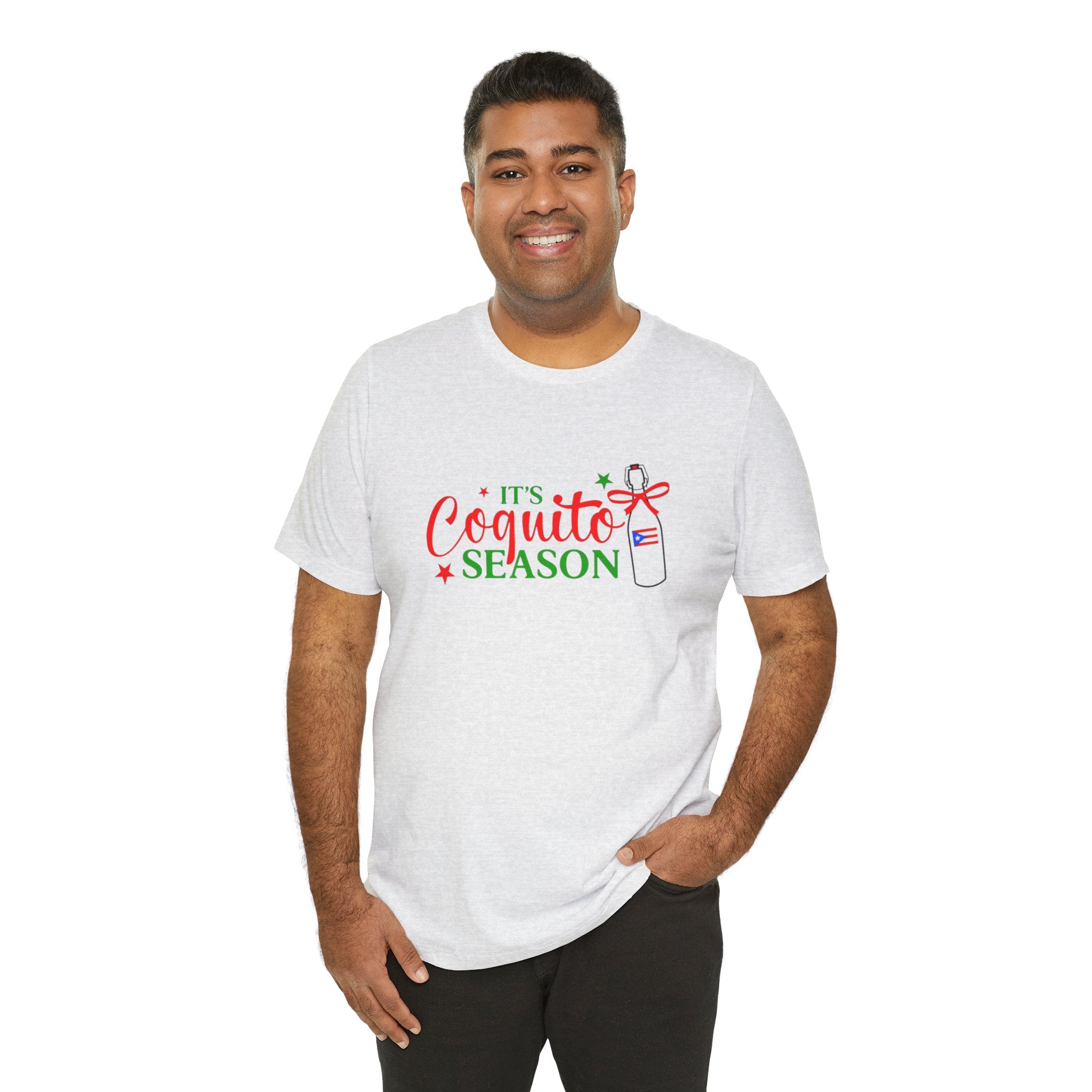 It's Coquito Season T-Shirt - Christmas Puerto Rican Holiday Cocktail Tee