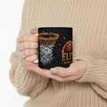 Elite Basketball Ceramic Mug – Fiery Basketball Team Coffee Cup (11oz & 15oz)