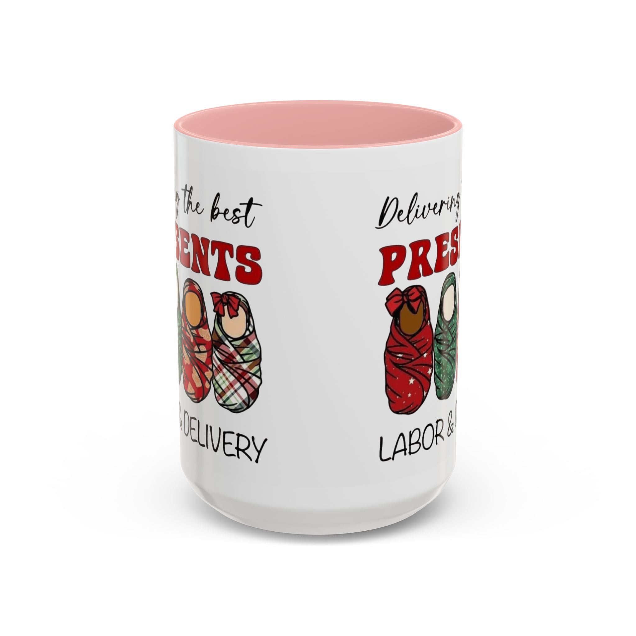 Christmas Presents Delivery Coffee Mug — "Delivering the Best Presents" Accent Mug Medical Christmas Mug,