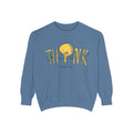 Think Positive Sweatshirt  Cute Lightbulb Graphic Positive Vibes Crewneck