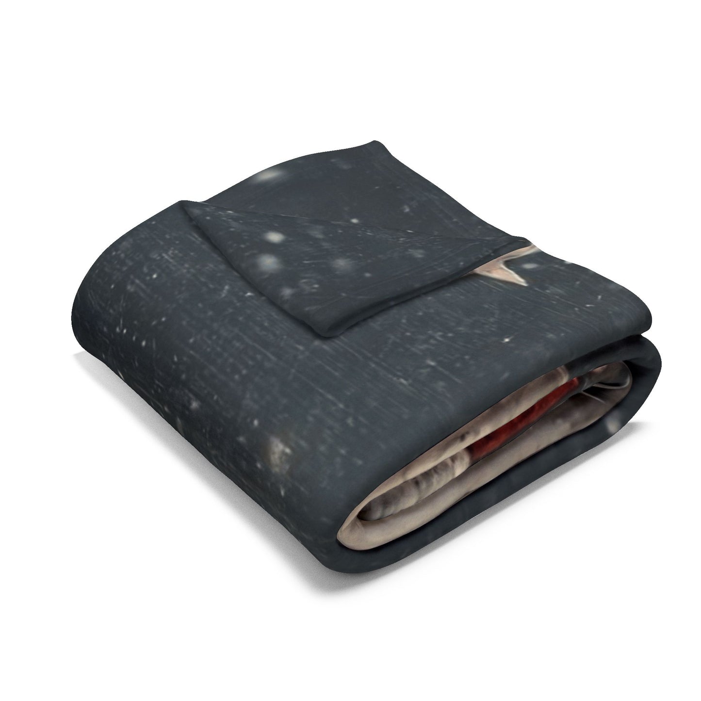 Holiday Girls Fleece Blanket — Cute Christmas Elf Trio Winter Throw