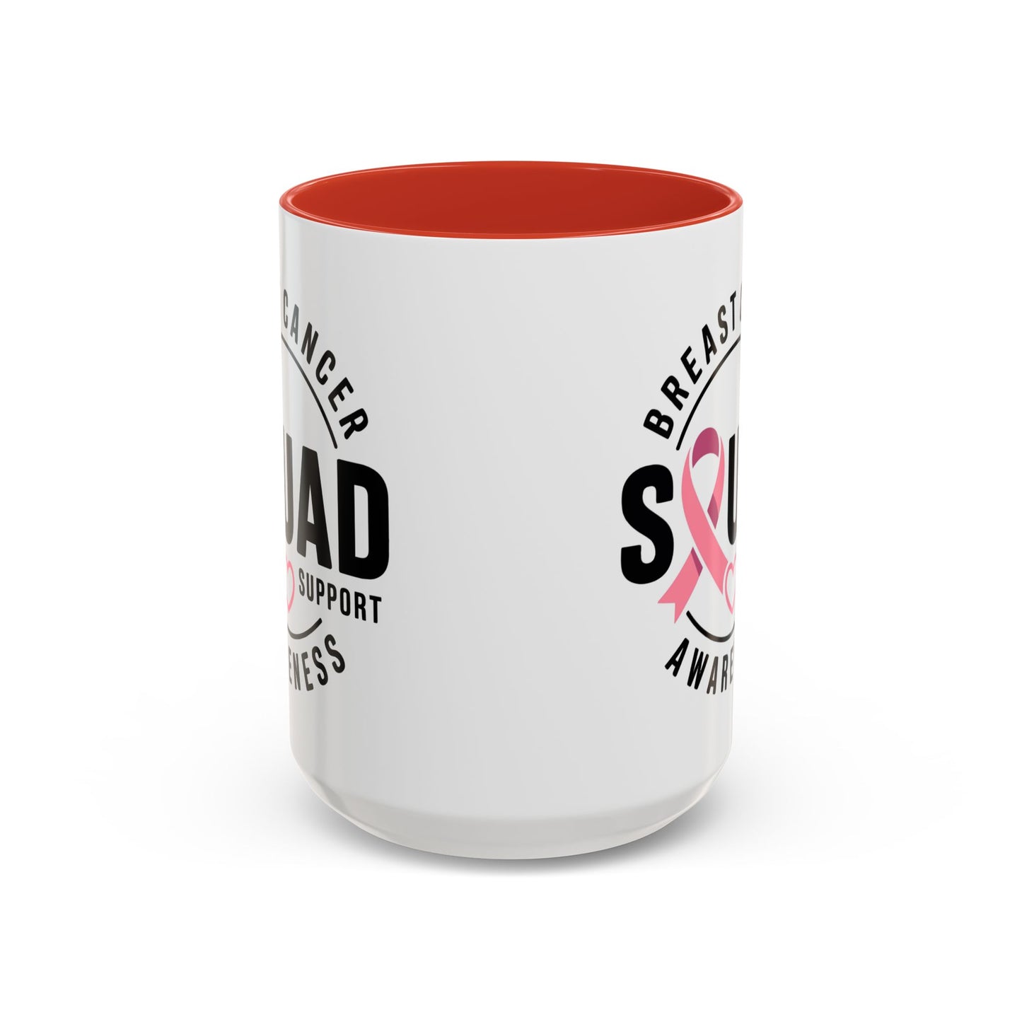 Breast Cancer Awareness Coffee Mug - Support Your Squad