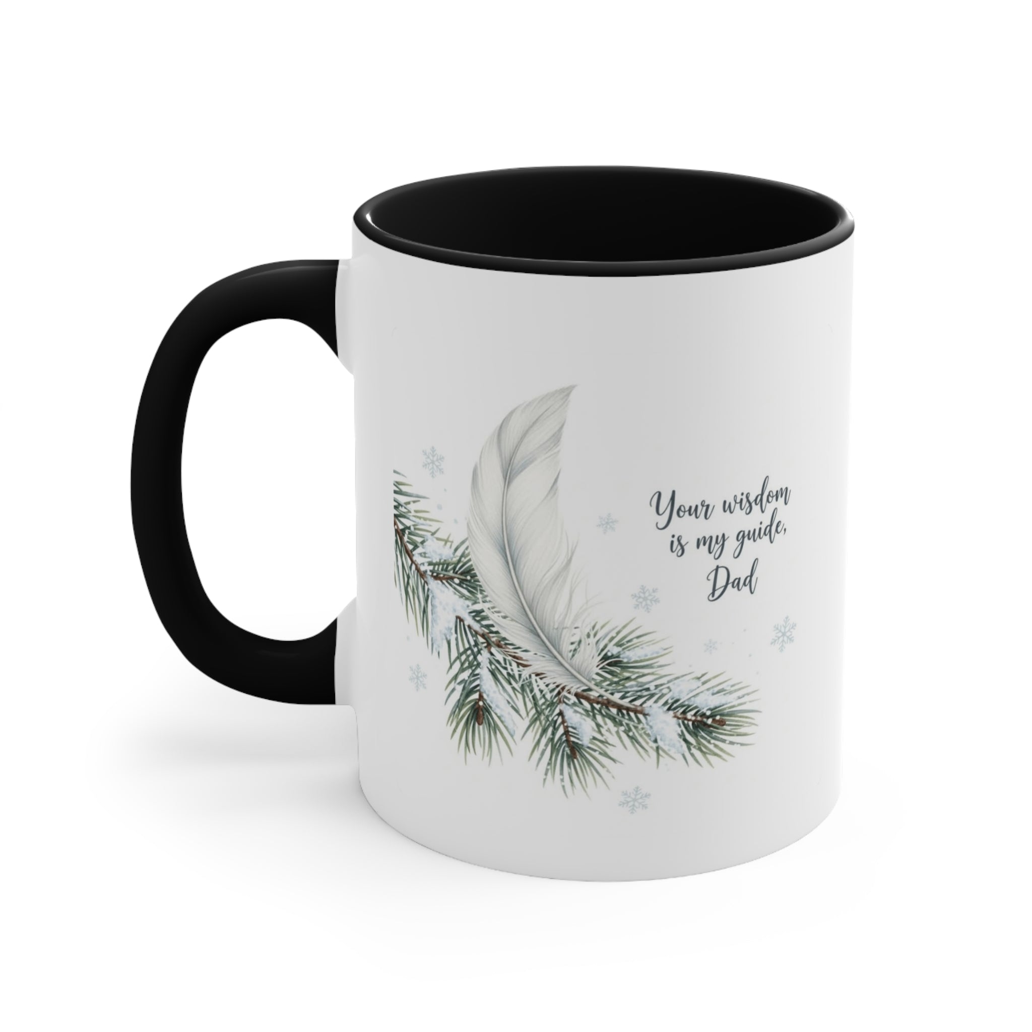 Holiday Mugs Christmas Gift Ideas Hot Cocoa & Coffee Cup Designs Inspirational Father's Day Mug with Feather Design