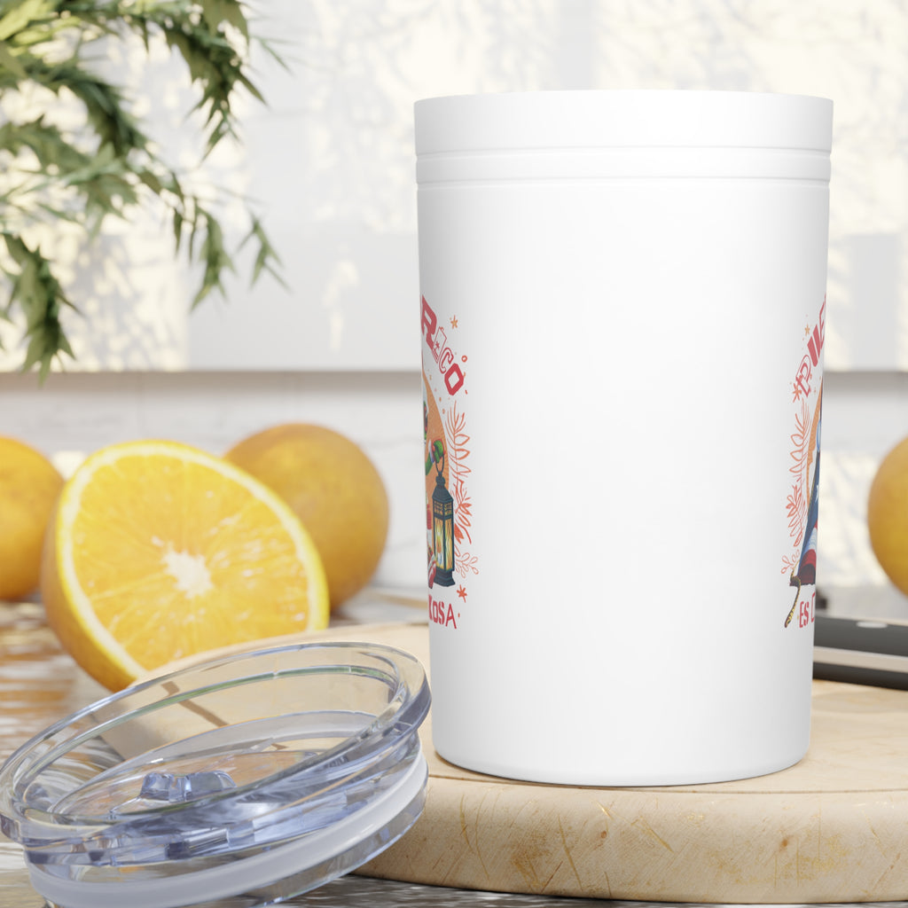Puerto Rico Es Oyta Cosa Vacuum Insulated Tumbler — 11oz