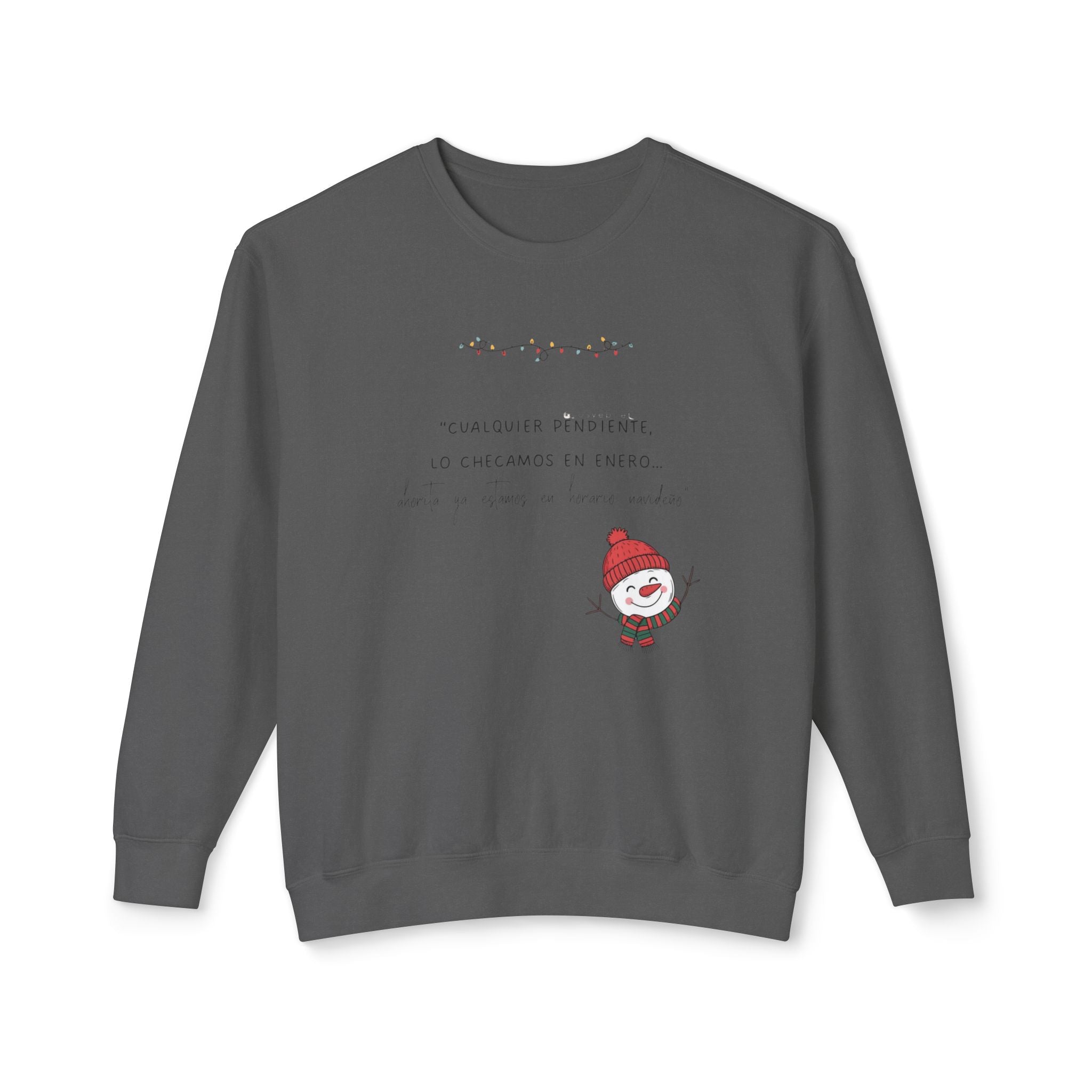Snowman Crewneck Sweatshirt  Cute Holiday Snowman Pullover