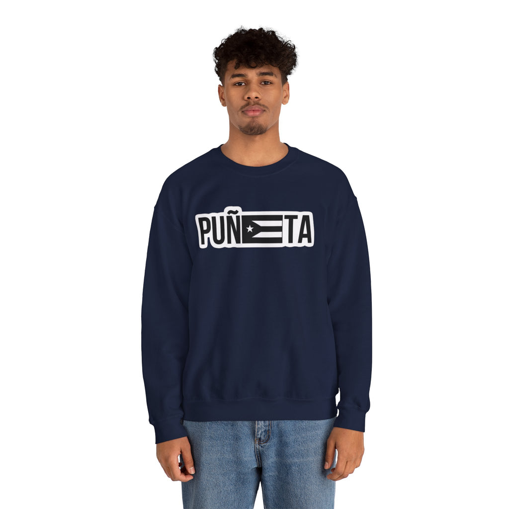 Puñeta Sweatshirt  Puerto Rican Flag Graphic Crewneck