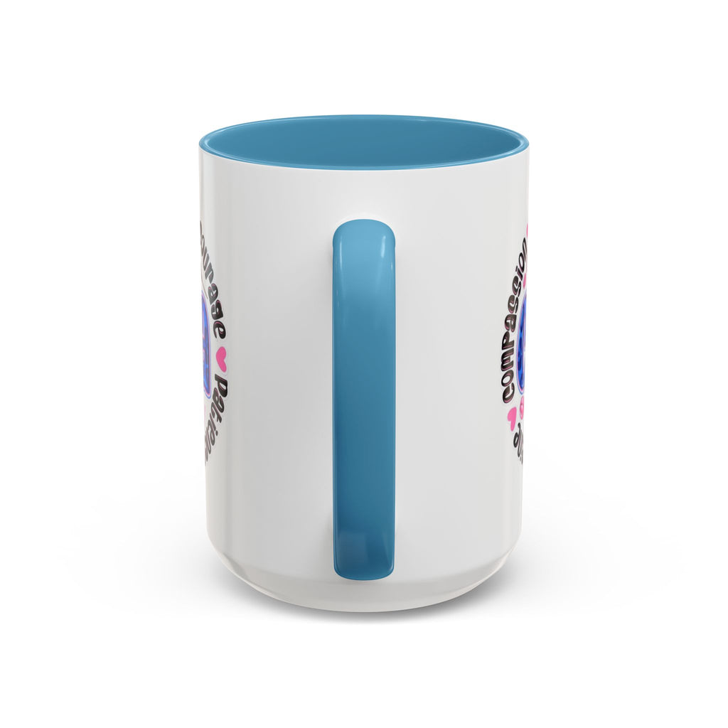 CNA Life Coffee Mug — Compassion, Courage & Patience Accent Mug (11/15oz) Medical Christmas Mug