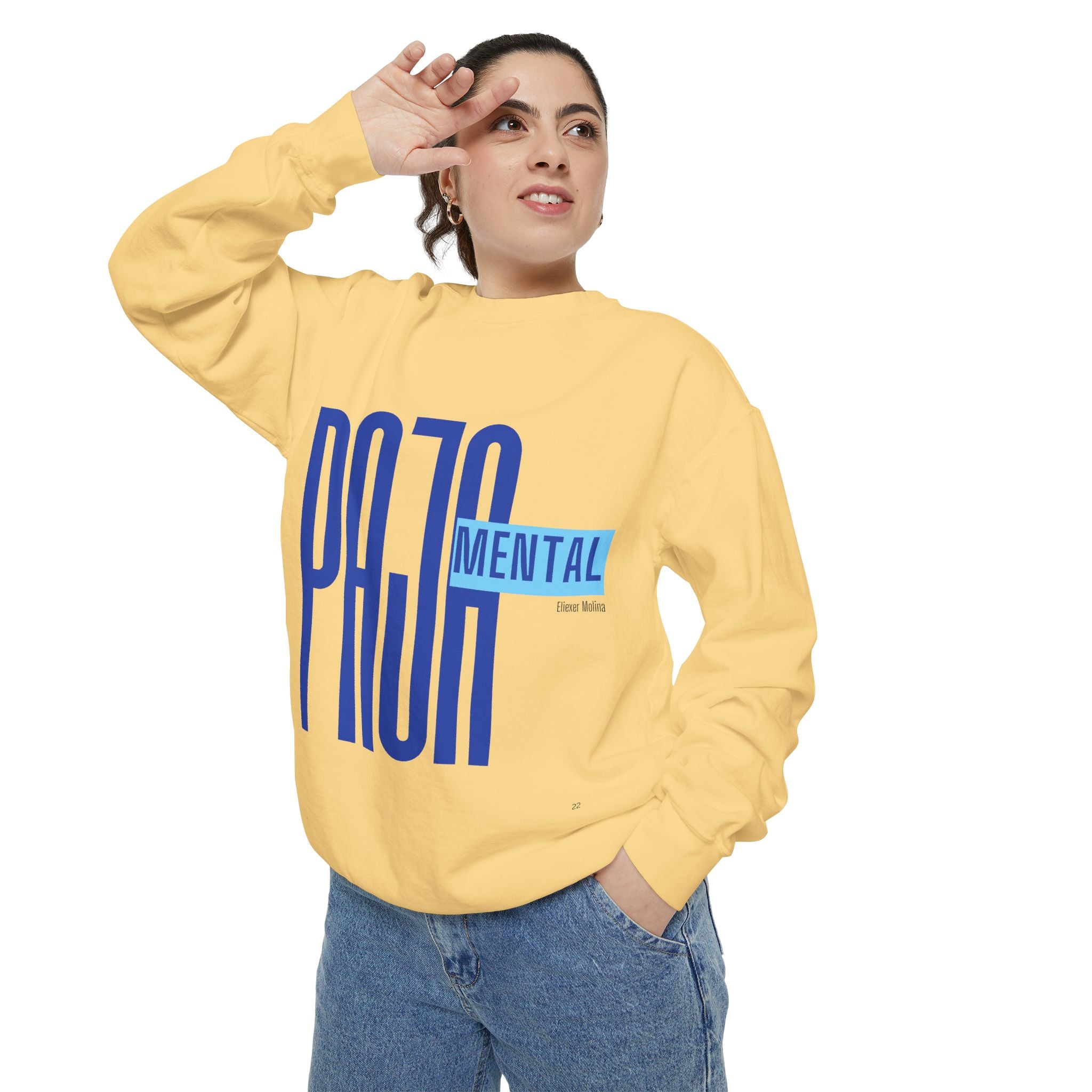 Mental Pazn Sweatshirt "Suerten Ya Esa" Spanish Graphic Crewneck