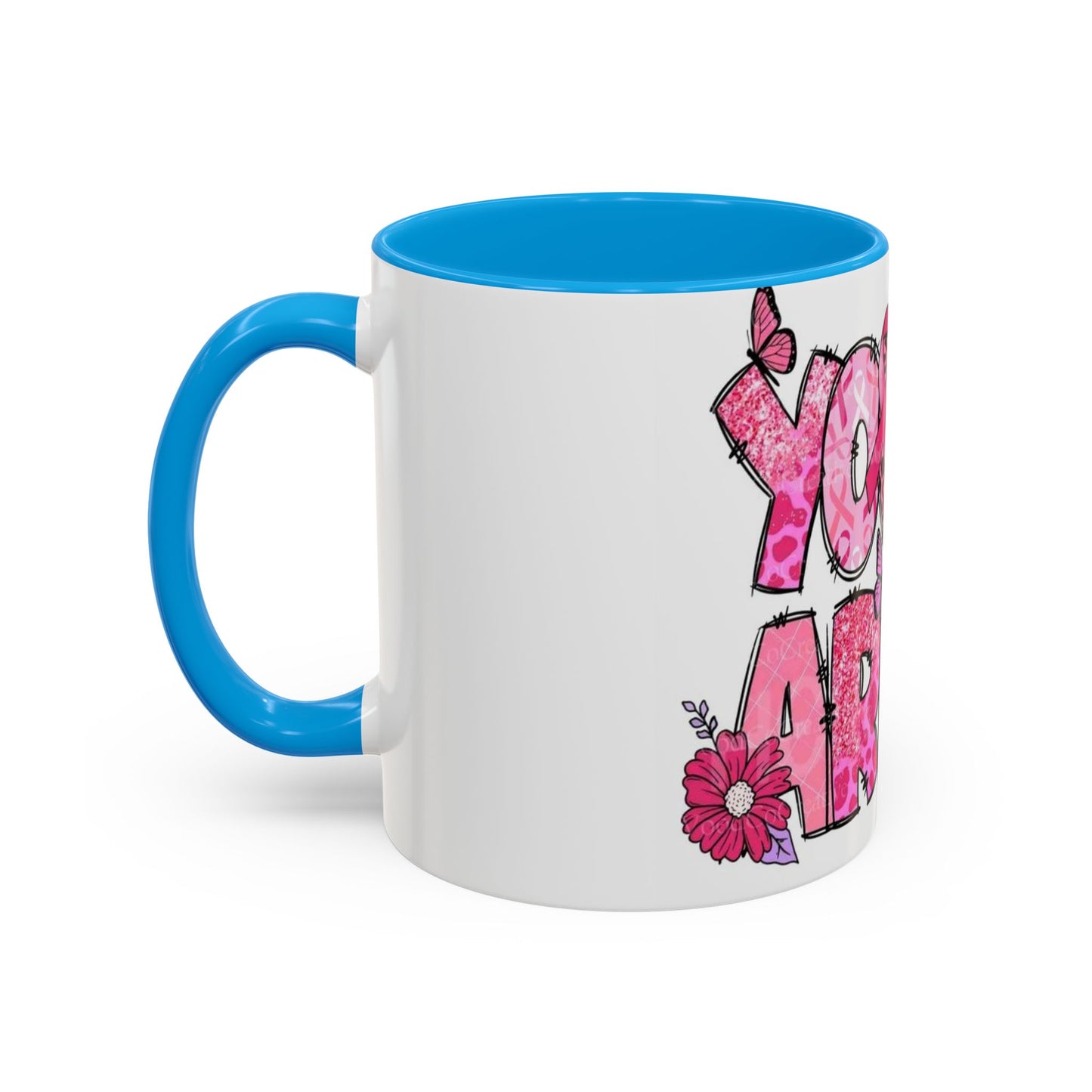 Cancer Hope Collection Empowering Inspirational Mug for Breast Cancer Awareness