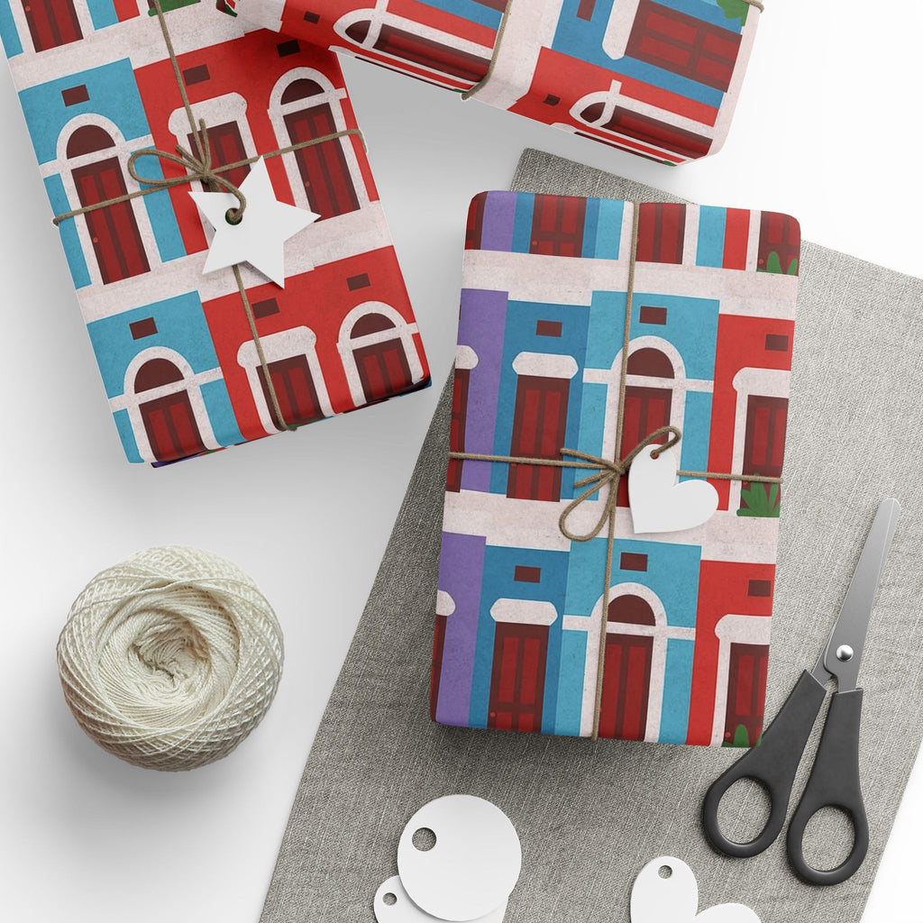 Puerto Rico Wrapping Paper – Cultural Gift Wrap | Boricua Heritage Design | Holiday & Celebration Gift Packaging