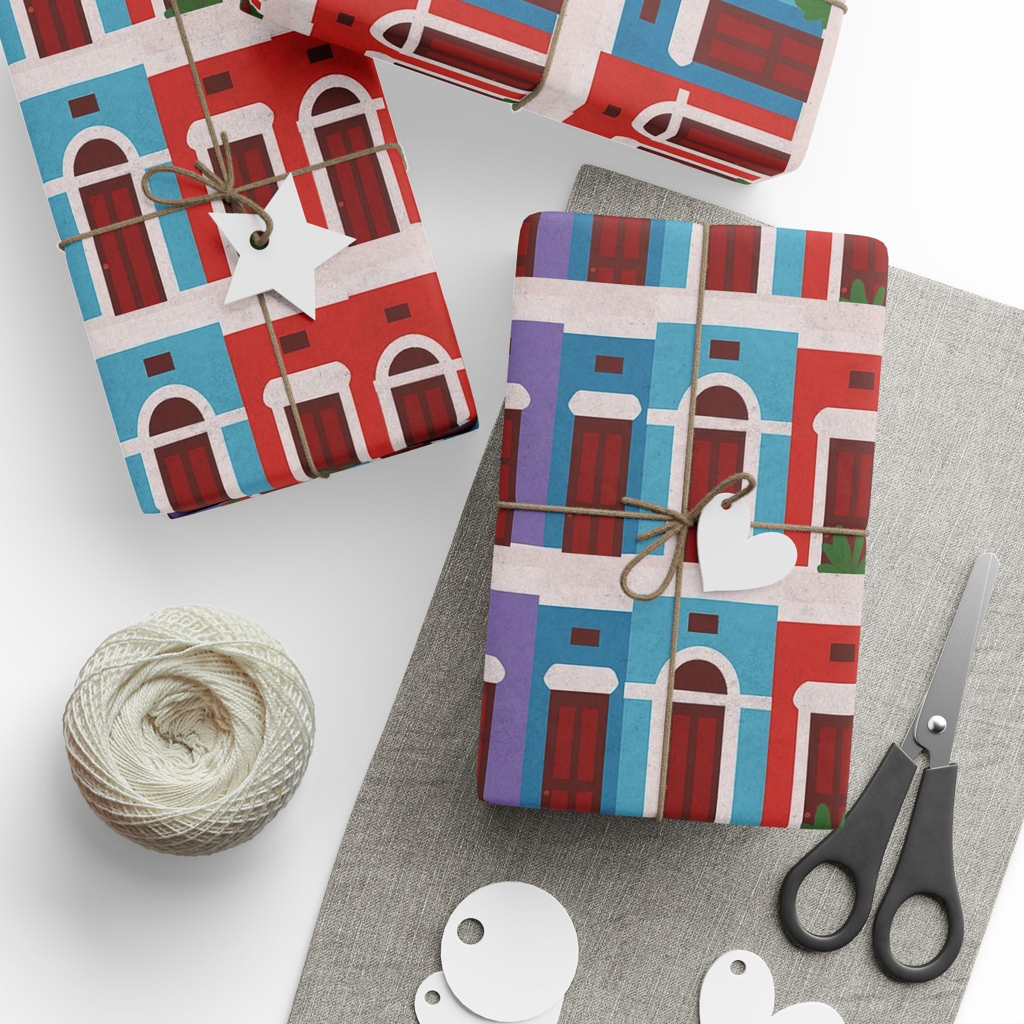 Puerto Rico Wrapping Paper – Cultural Gift Wrap | Boricua Heritage Design | Holiday & Celebration Gift Packaging