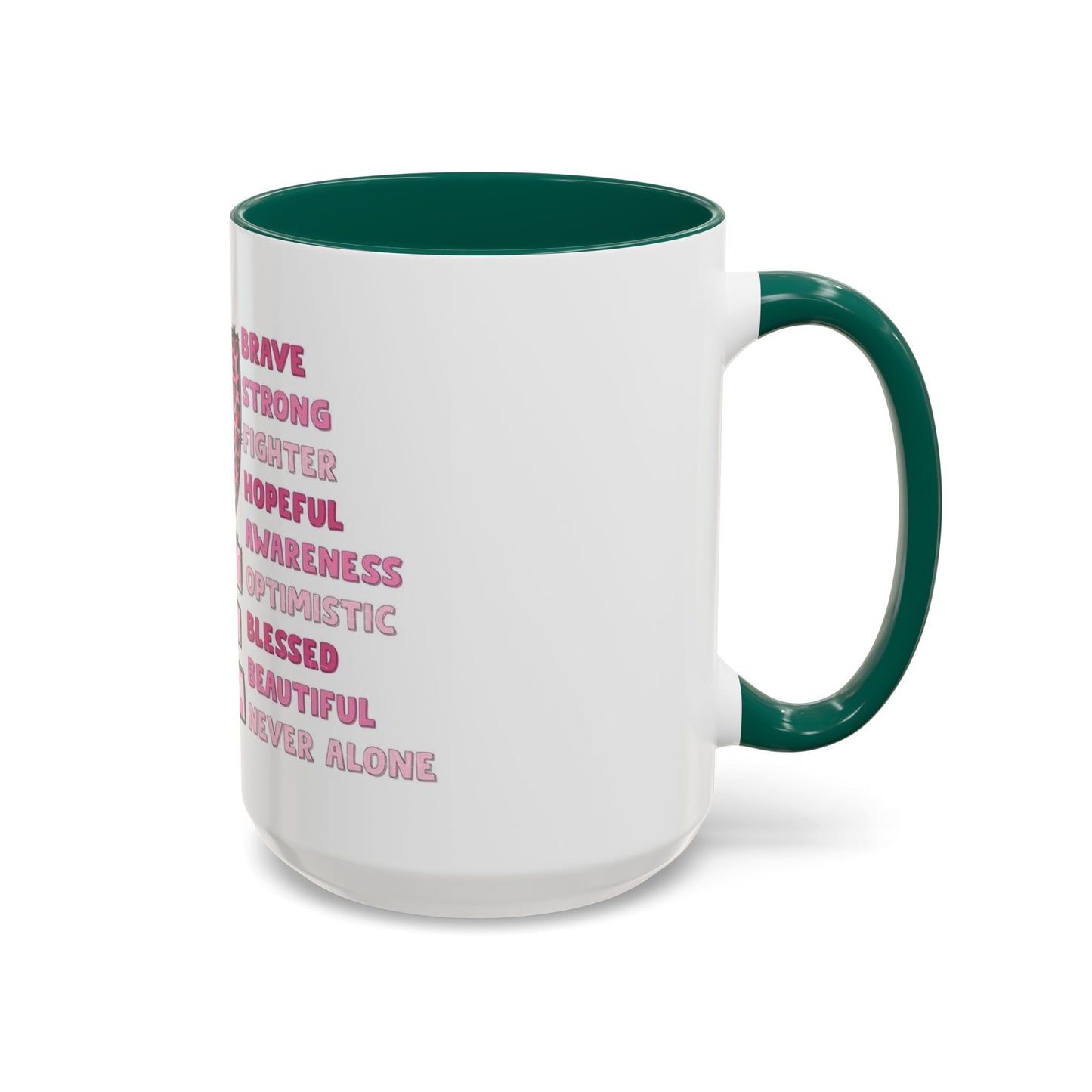 Cancer Hope Collection Empowering Inspirational Mug for Breast Cancer Awareness