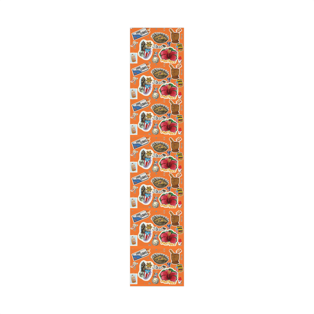Puerto Rico Wrapping Paper Cultural Gift Wrap Boricua Heritage Design Holiday & Celebration Gift Packaging Festive Gift Wrap Papers