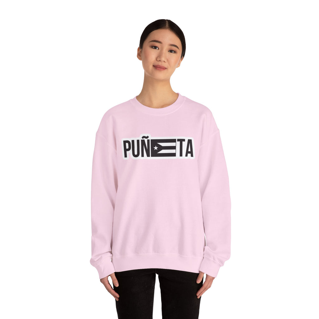 Puñeta Sweatshirt  Puerto Rican Flag Graphic Crewneck