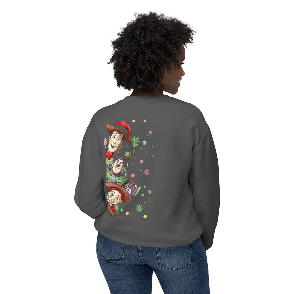 Christmas Toy Cowboy Crewneck Sweatshirt  Festive Woody & Friends Holiday Sweatshirt Cartoon Christmas T-shirts and Sweaters