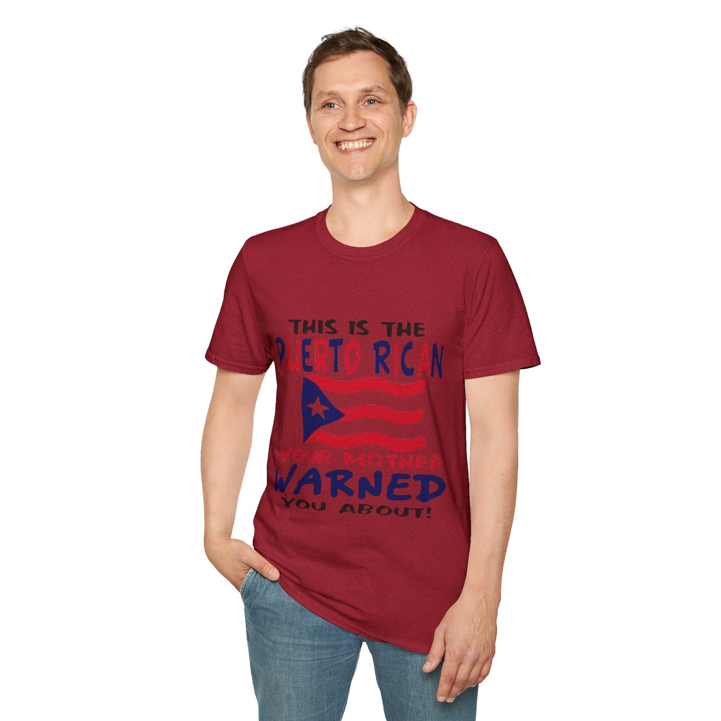 Puerto Rican Pride Unisex T-Shirt – Cultural Expression Tee for Celebrations, Beach Days, Casual Wear & Family Gatherings