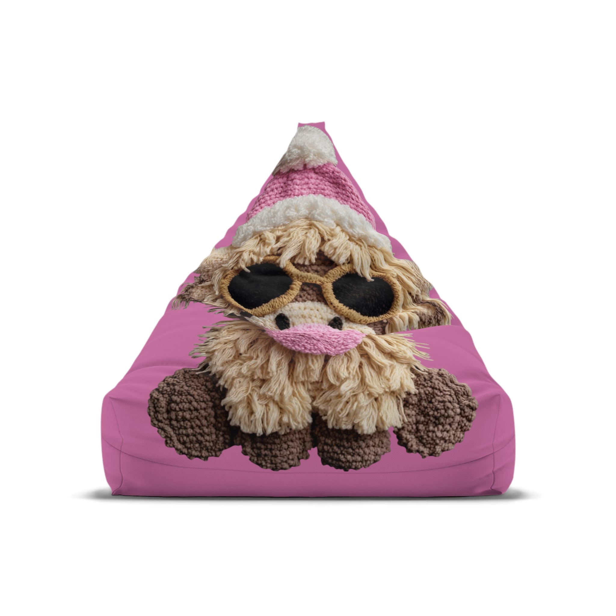 Cute Knitted Sloth Design Kids Bean Bag Chair  Fun  Cozy Gift Design